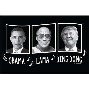 Obama Lama Ding Dong Magnet