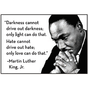 Only Love Martin Luther King Jr Magnet GONE