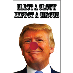 Trump Clown Circus Magnet