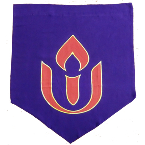 Unitarian Chalice Banner / Pennant