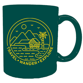 Wander Travel Explore Mug