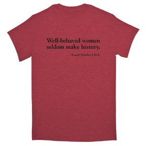Well-Behaved Women Organic Red TShirt