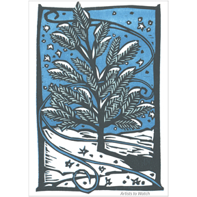 Winter Tree 12 Note Card Set
