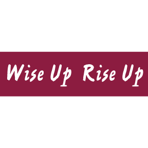 Wise Up Rise Up Sticker