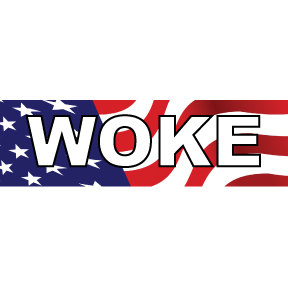 Woke America Sticker